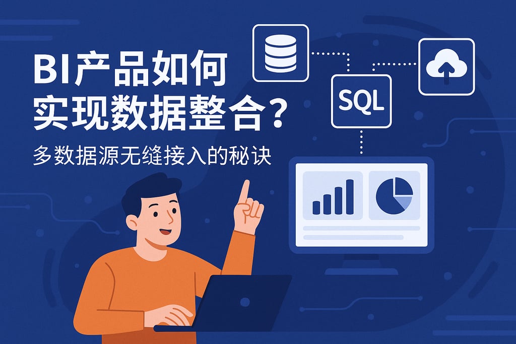 BI产品如何实现数据整合？多数据源无缝接入的秘诀"
